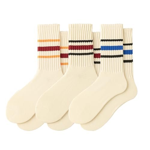Rototo Organic Daily 3 Pack Crew Socks