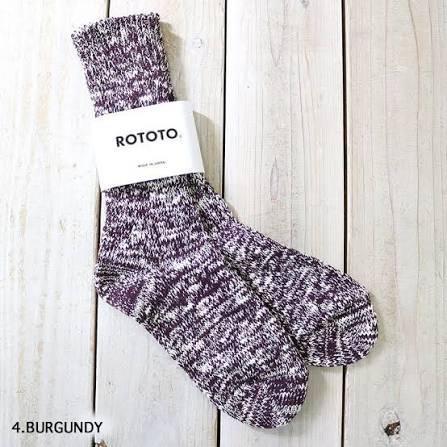 Rototo Low Gauge Slub Crew