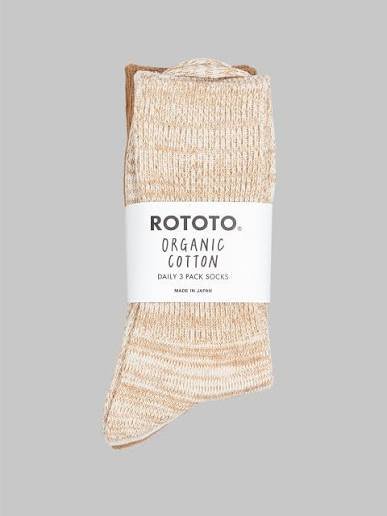 Rototo Organic Cotton Crew 3-Pack